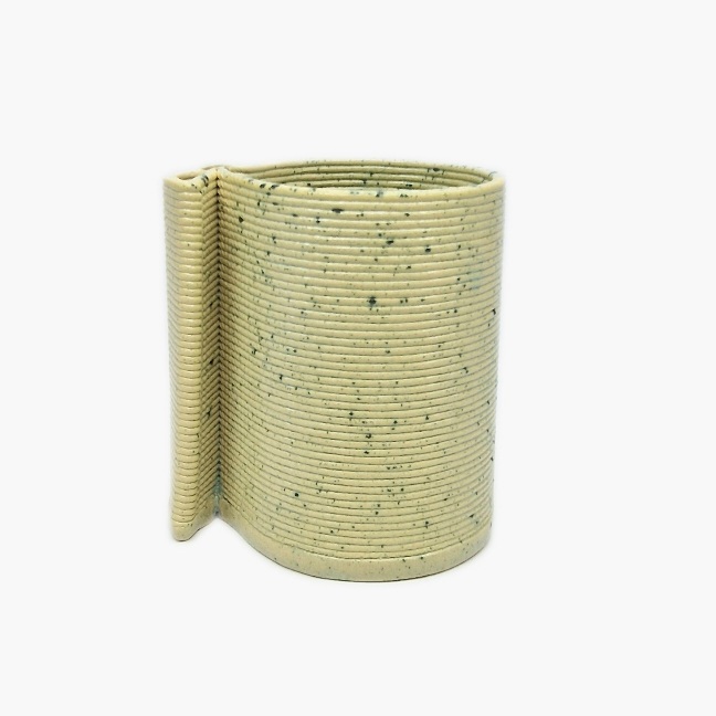 Cană Impunătoare din Ceramică Printată 3D (150 ml), Travertin