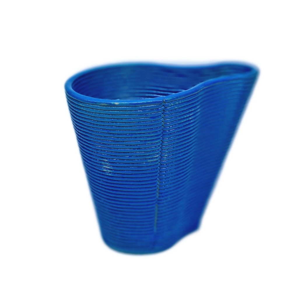 Set Cești Cafea din Ceramică Printată 3D (100 ml), Albastru